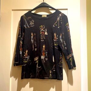 Cactus long sleeved T-shirt. Size large